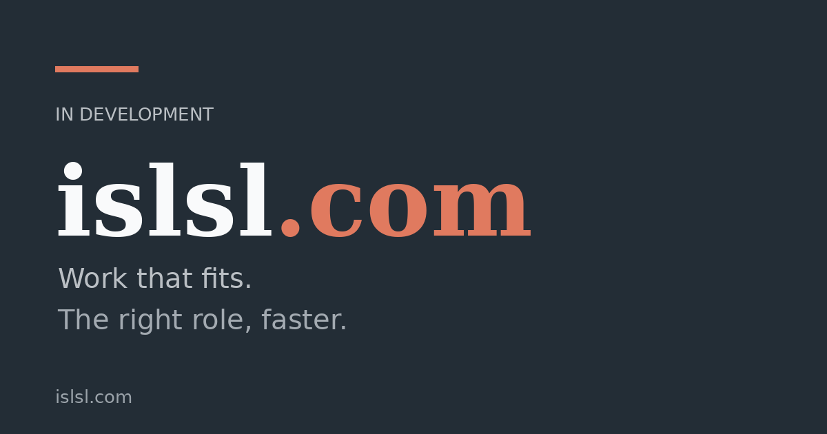 Link preview image for islsl.com